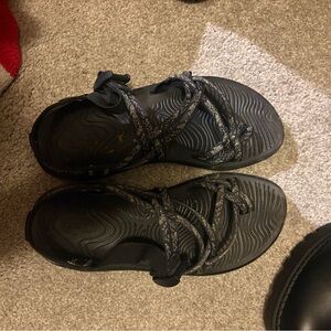 Chaco Black and Gray Sandals